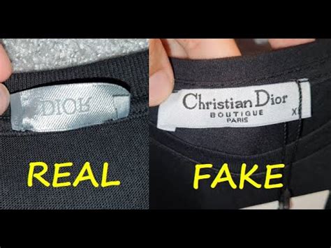 fake christiaan dior shirt|real vs fake Dior shirts.